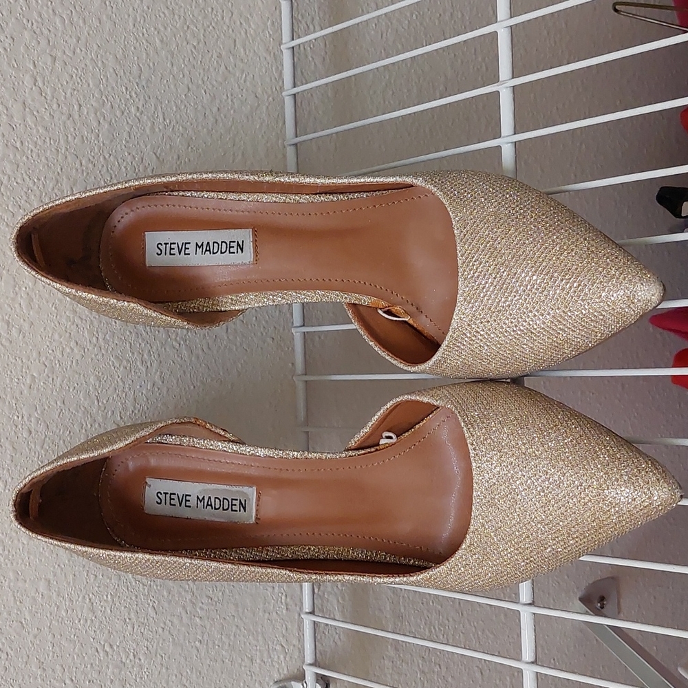 Glittered heels
